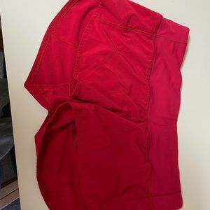 Red Lululemon Shorts